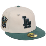 Los Angeles Dodgers MLB Cream Lichen New Era 59FIFTY