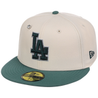 Los Angeles Dodgers MLB Cream Lichen New Era 59FIFTY
