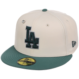 Los Angeles Dodgers MLB Cream Lichen New Era 59FIFTY