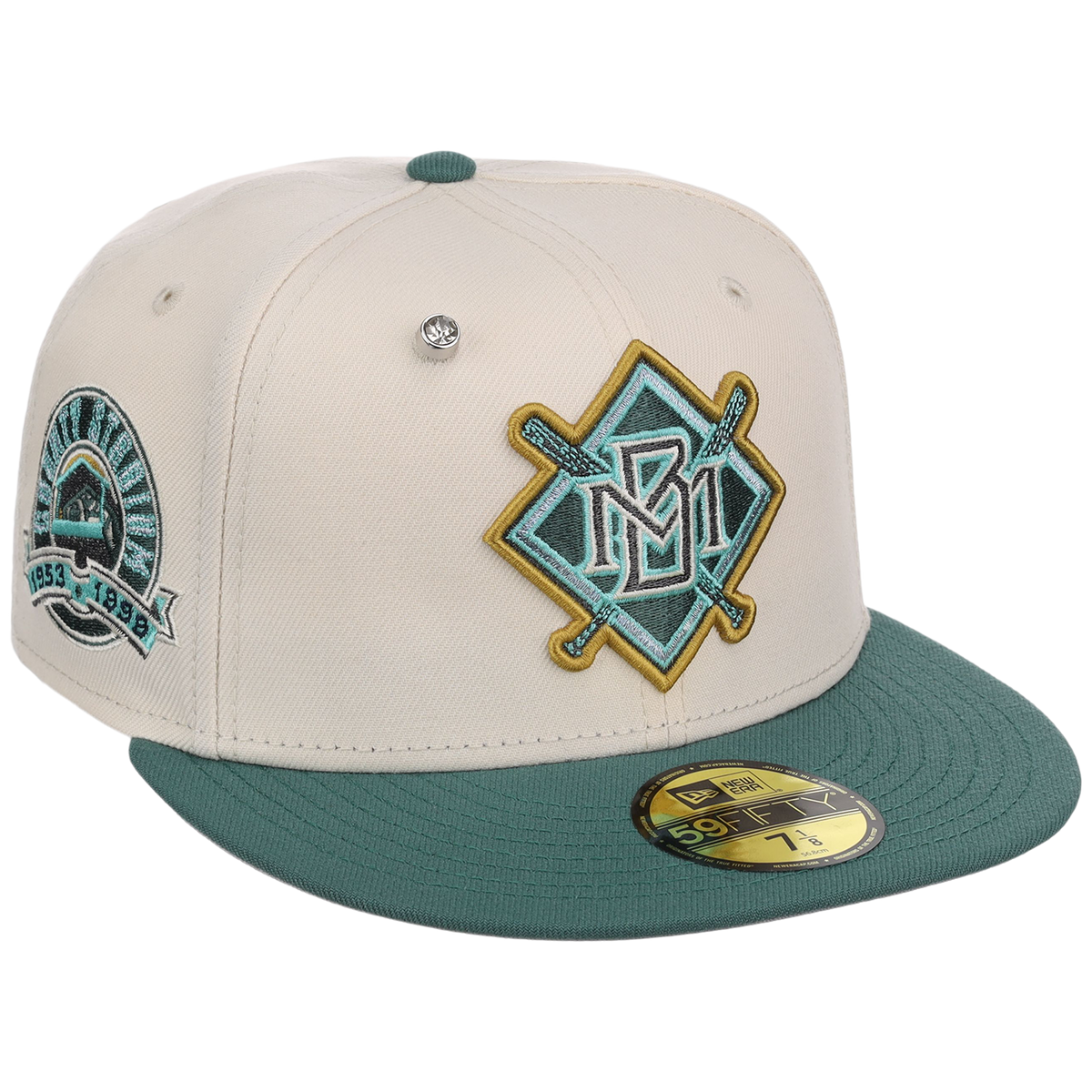 Milwaukee Brewers MLB Cream Lichen New Era 59FIFTY