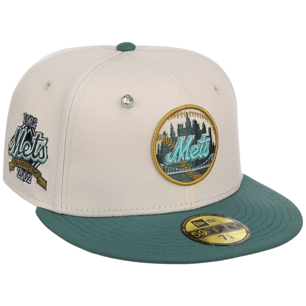 New York Mets MLB Cream Lichen New Era 59FIFTY
