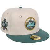 New York Mets MLB Cream Lichen New Era 59FIFTY