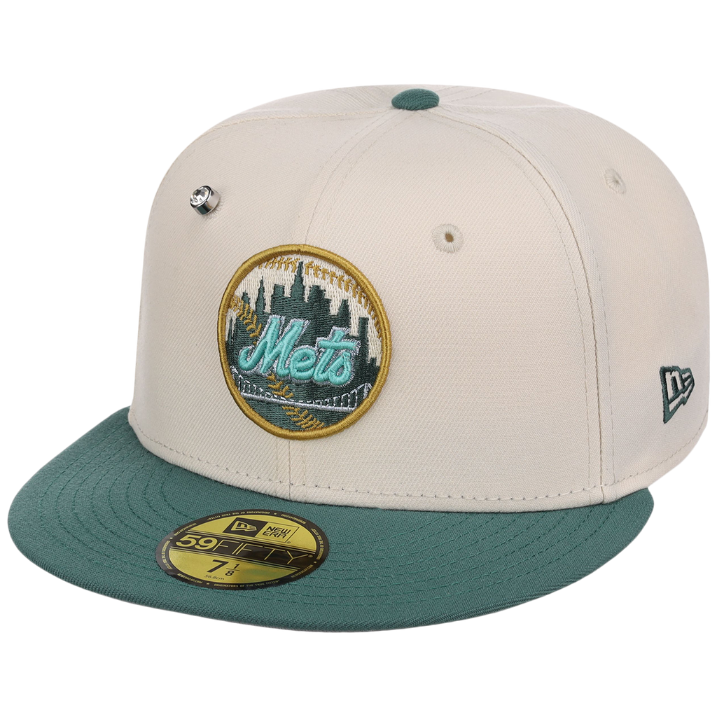 New York Mets MLB Cream Lichen New Era 59FIFTY