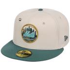 New York Mets MLB Cream Lichen New Era 59FIFTY