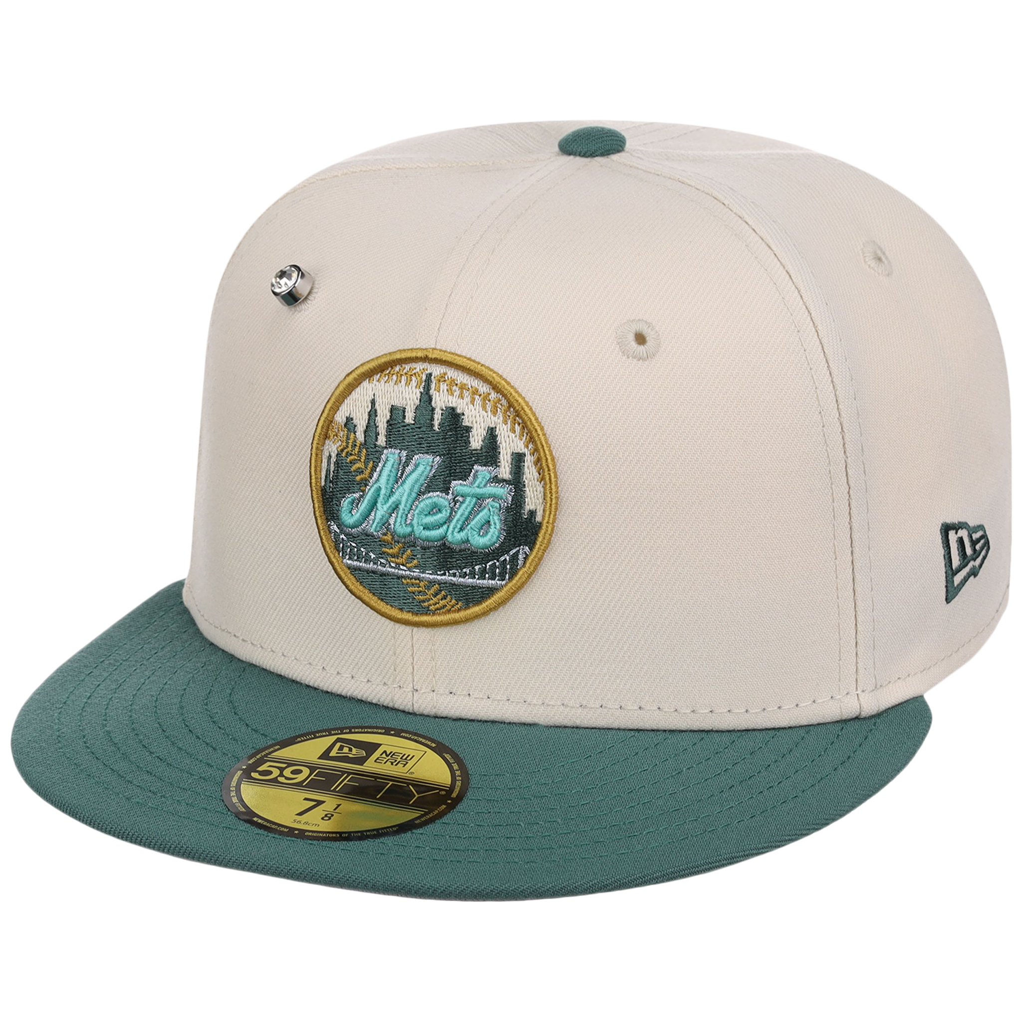 New York Mets MLB Cream Lichen New Era 59FIFTY