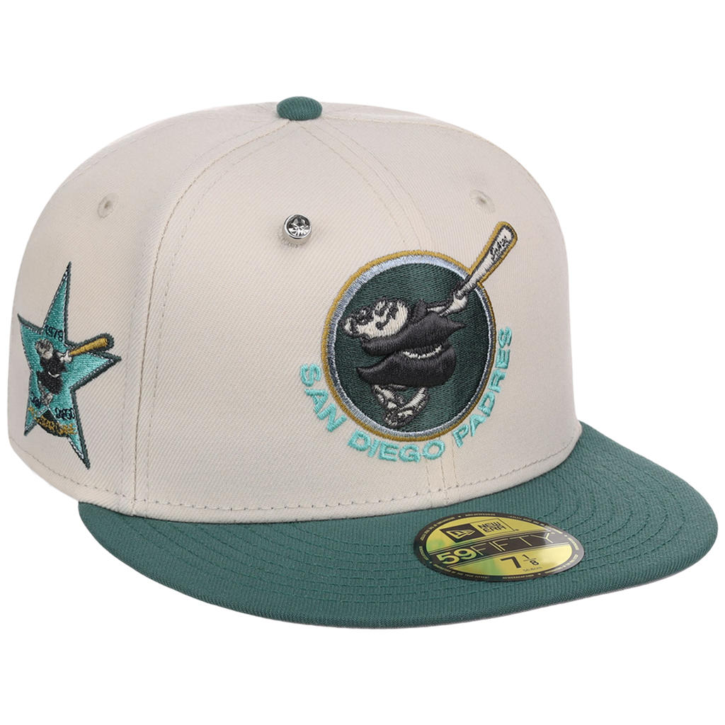 San Diego Padres MLB Cream Lichen New Era 59FIFTY