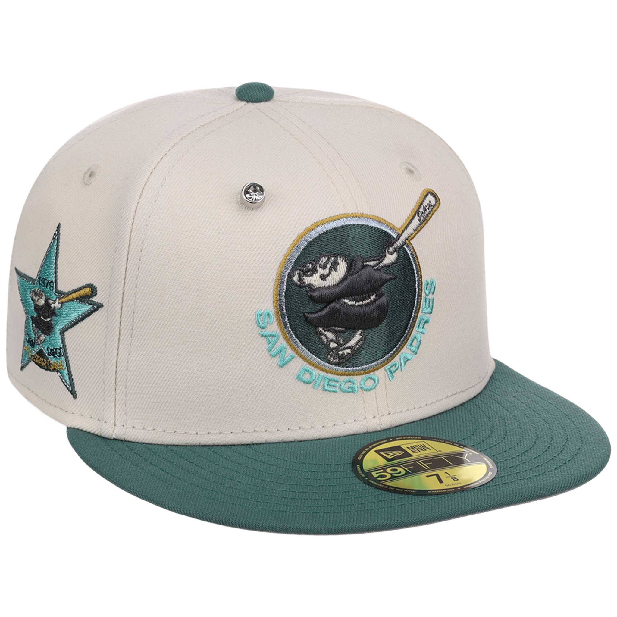 San Diego Padres MLB Cream Lichen New Era 59FIFTY