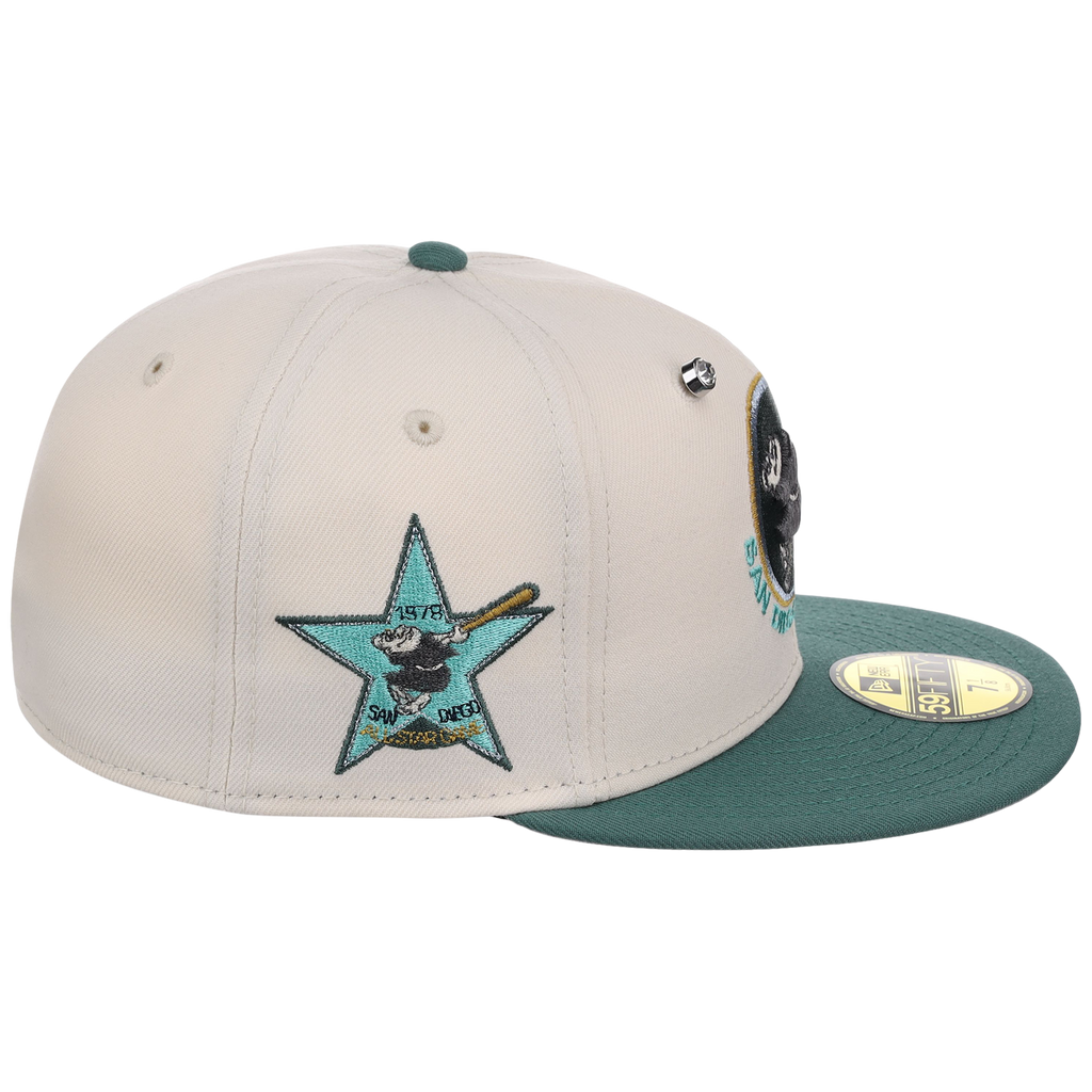 San Diego Padres MLB Cream Lichen New Era 59FIFTY