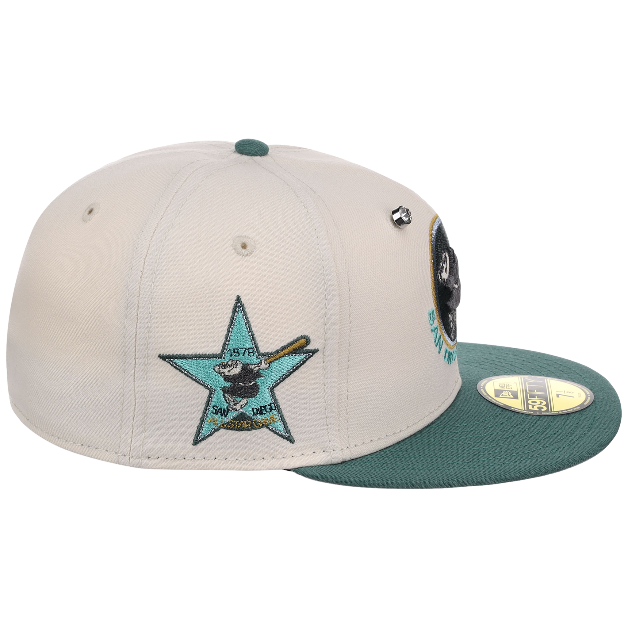 San Diego Padres MLB Cream Lichen New Era 59FIFTY