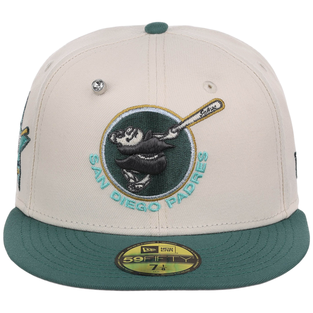 San Diego Padres MLB Cream Lichen New Era 59FIFTY