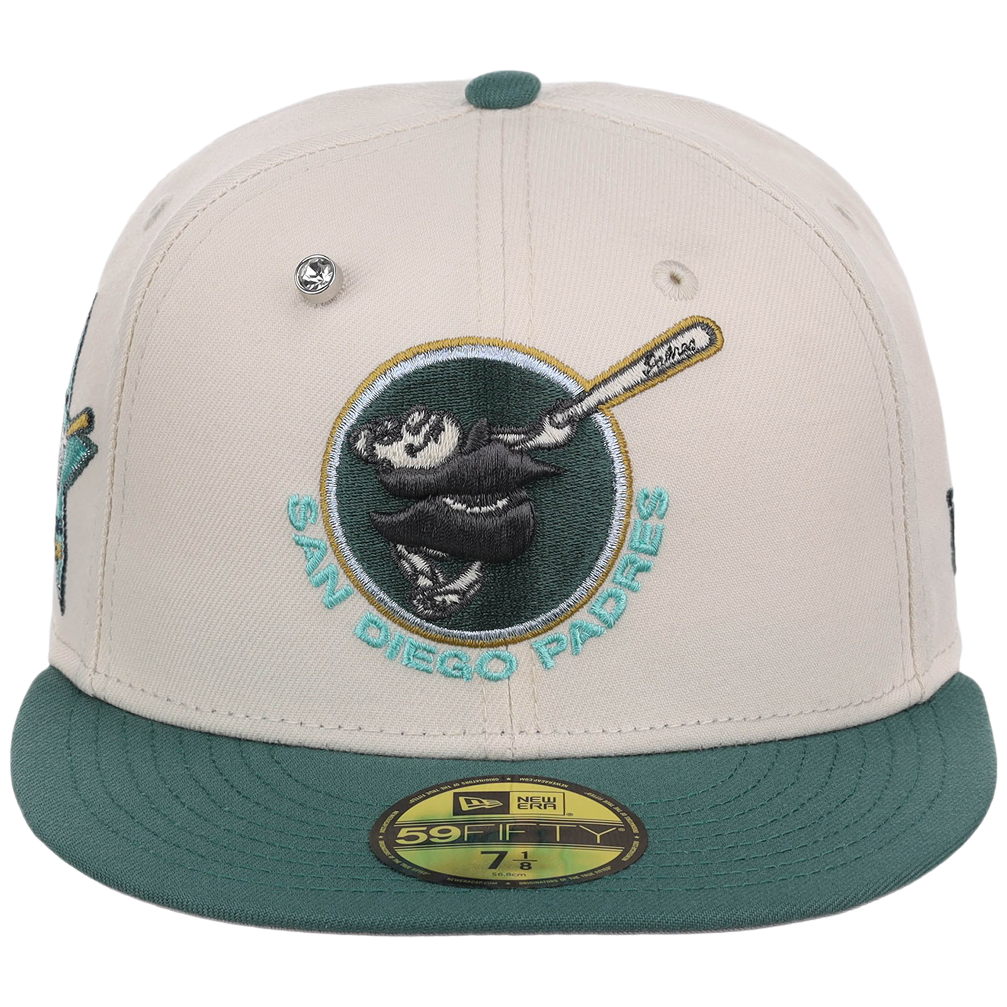 San Diego Padres MLB Cream Lichen New Era 59FIFTY