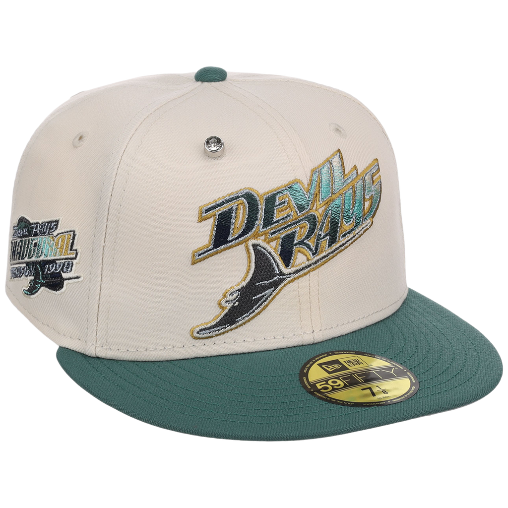 Tampa Bay Rays MLB Cream Lichen New Era 59FIFTY