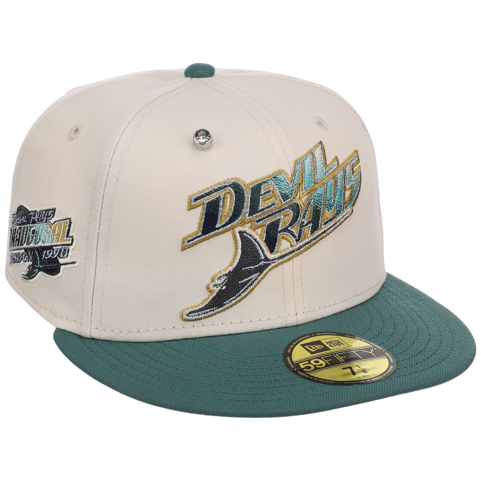 Tampa Bay Rays MLB Cream Lichen New Era 59FIFTY