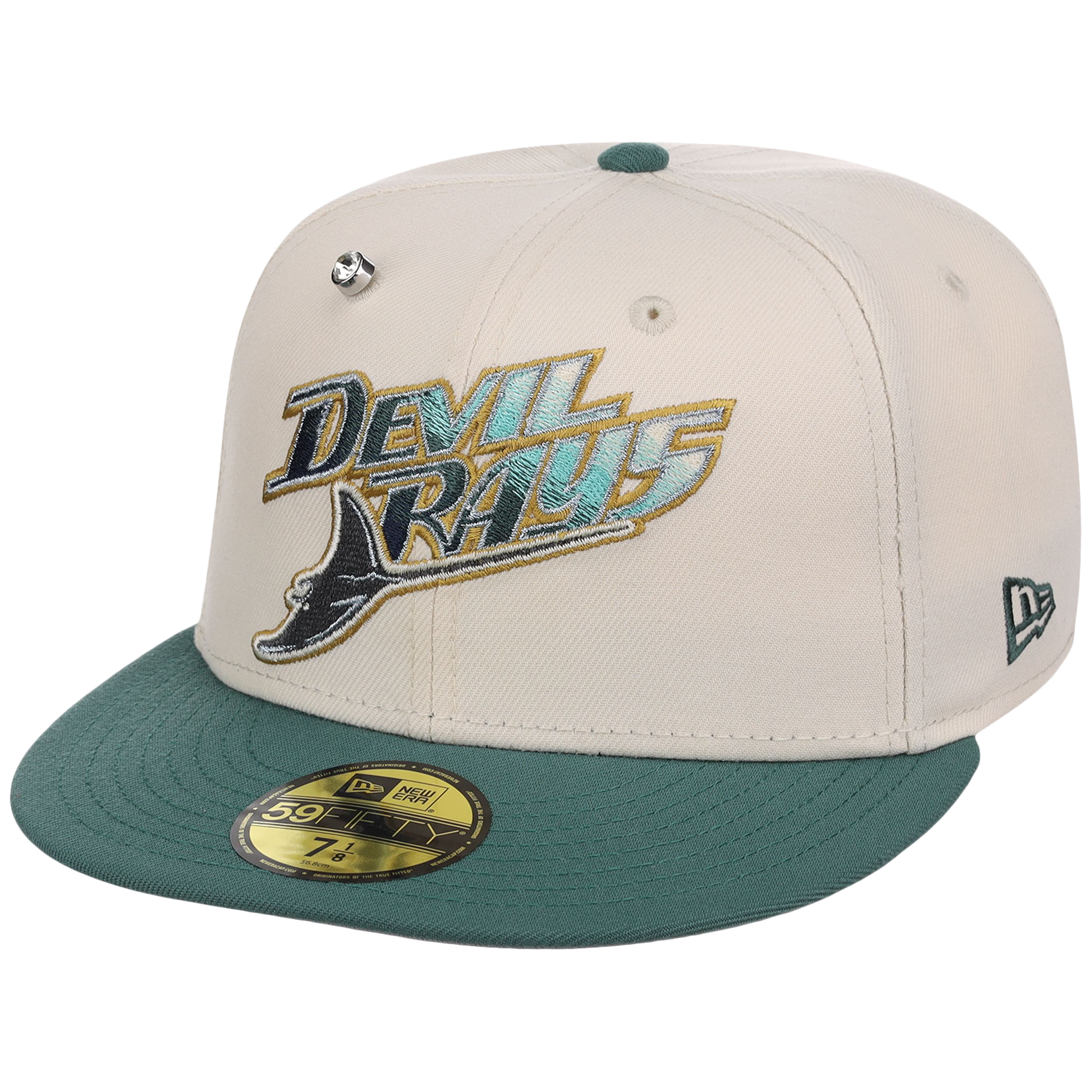 Tampa Bay Rays MLB Cream Lichen New Era 59FIFTY