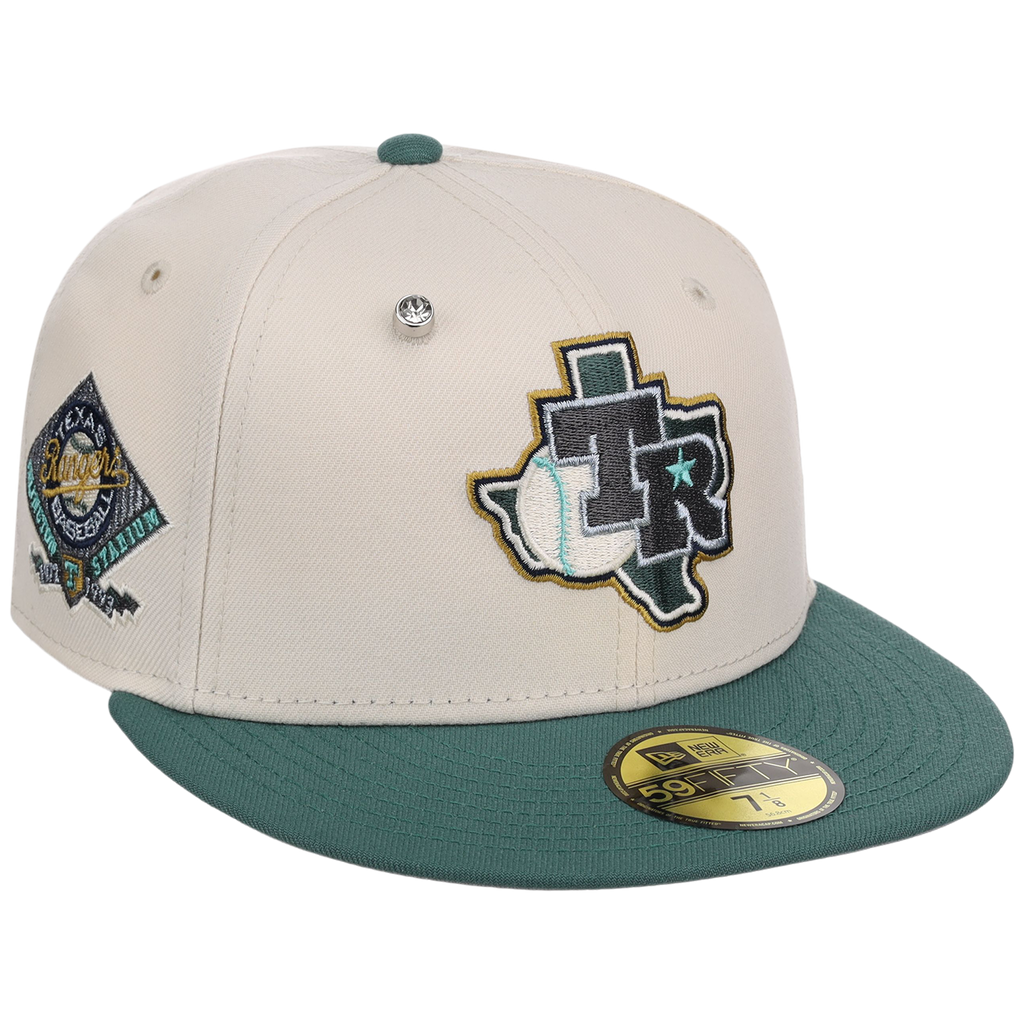 Texas Rangers MLB Cream Lichen New Era 59FIFTY