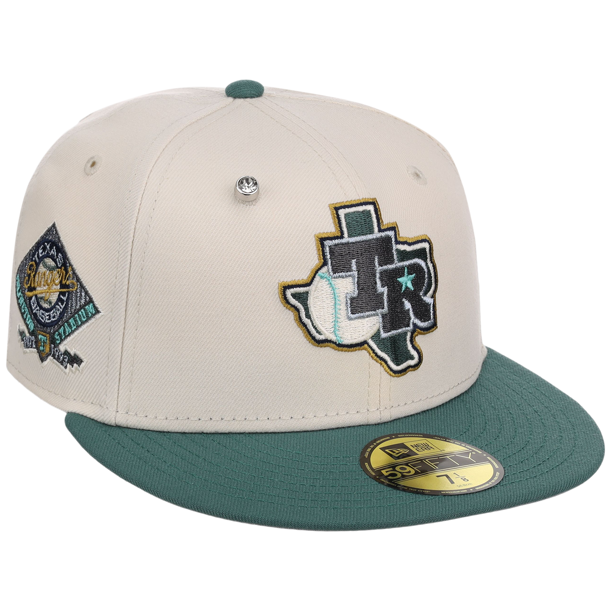 Texas Rangers MLB Cream Lichen New Era 59FIFTY