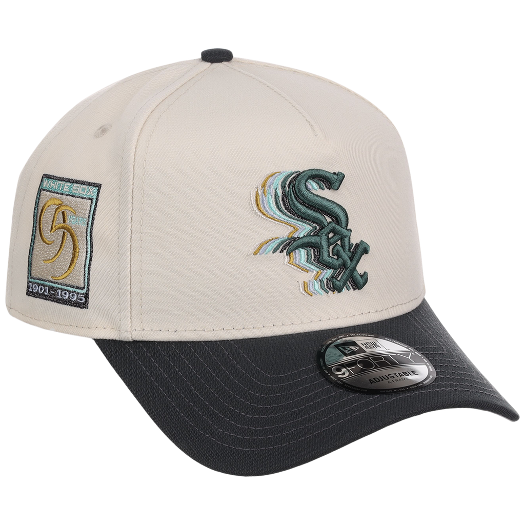Chicago White Sox MLB Cream Clouds New Era 9FORTY