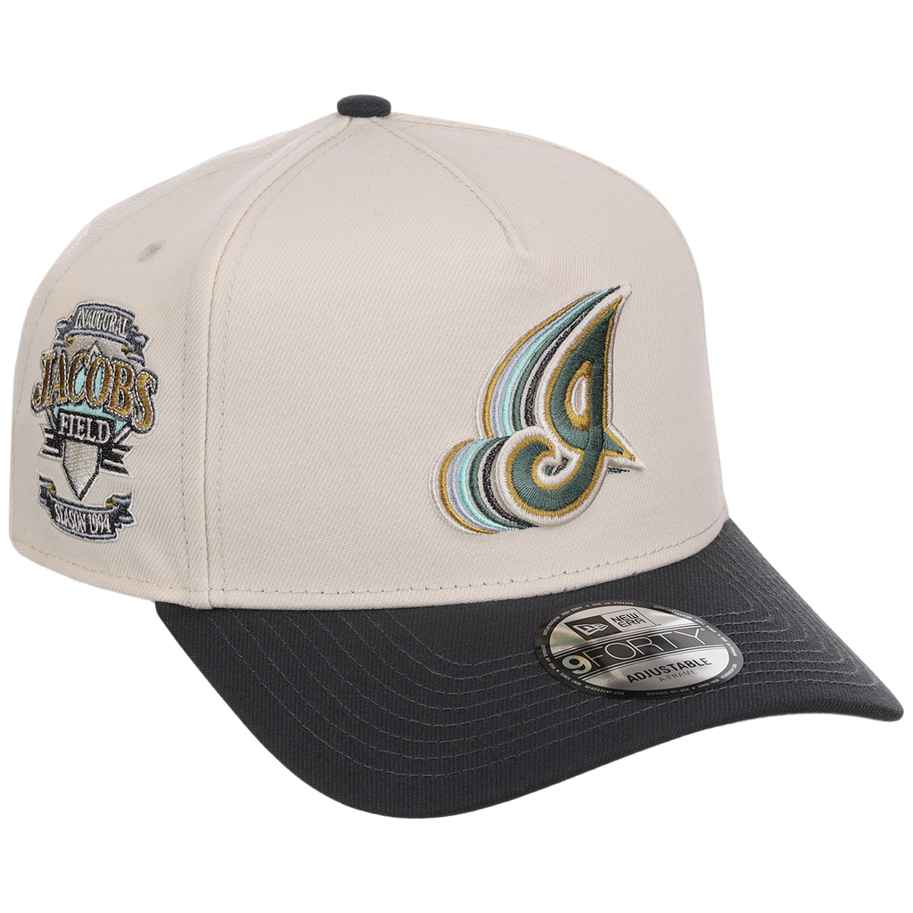 Cleveland Indians MLB Cream Clouds New Era 9FORTY