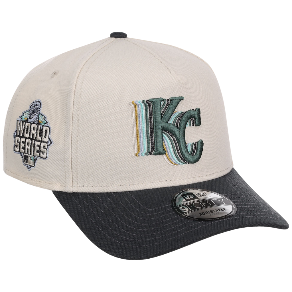Kansas City Royals MLB Cream Clouds New Era 9FORTY