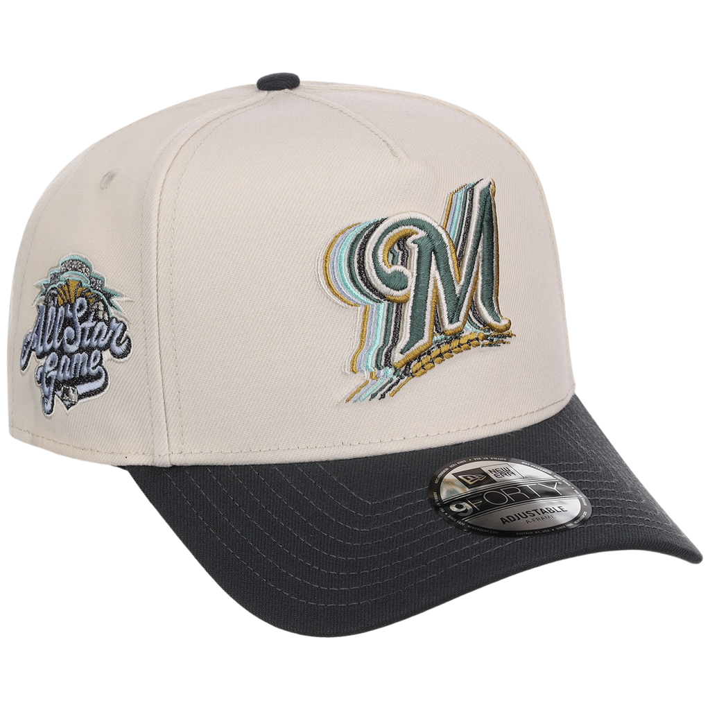 Milwaukee Brewers MLB Cream Clouds New Era 9FORTY