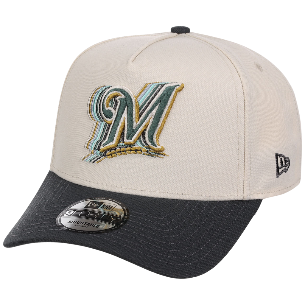 Milwaukee Brewers MLB Cream Clouds New Era 9FORTY