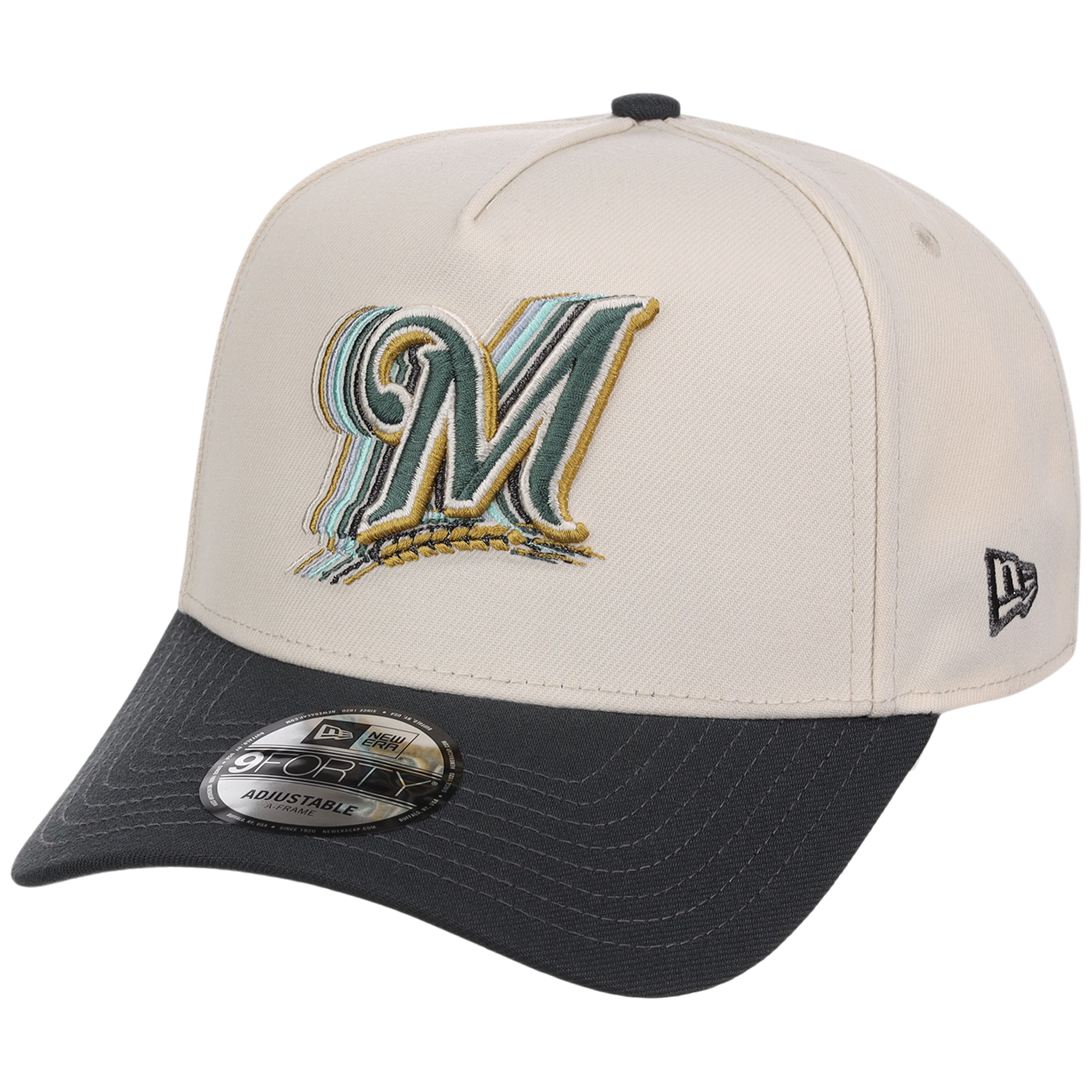 Milwaukee Brewers MLB Cream Clouds New Era 9FORTY