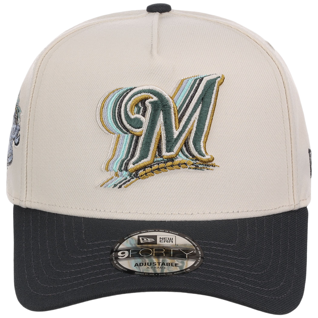 Milwaukee Brewers MLB Cream Clouds New Era 9FORTY