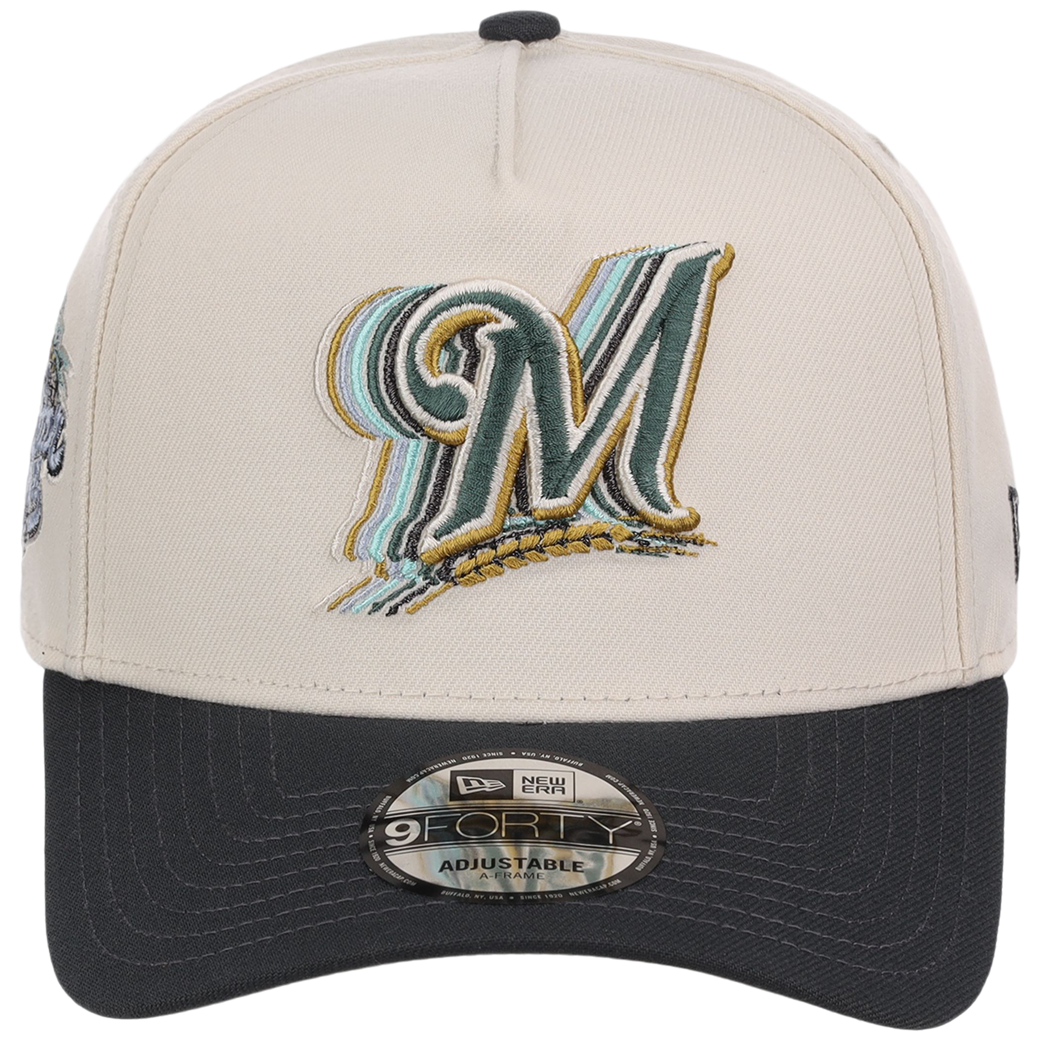 Milwaukee Brewers MLB Cream Clouds New Era 9FORTY