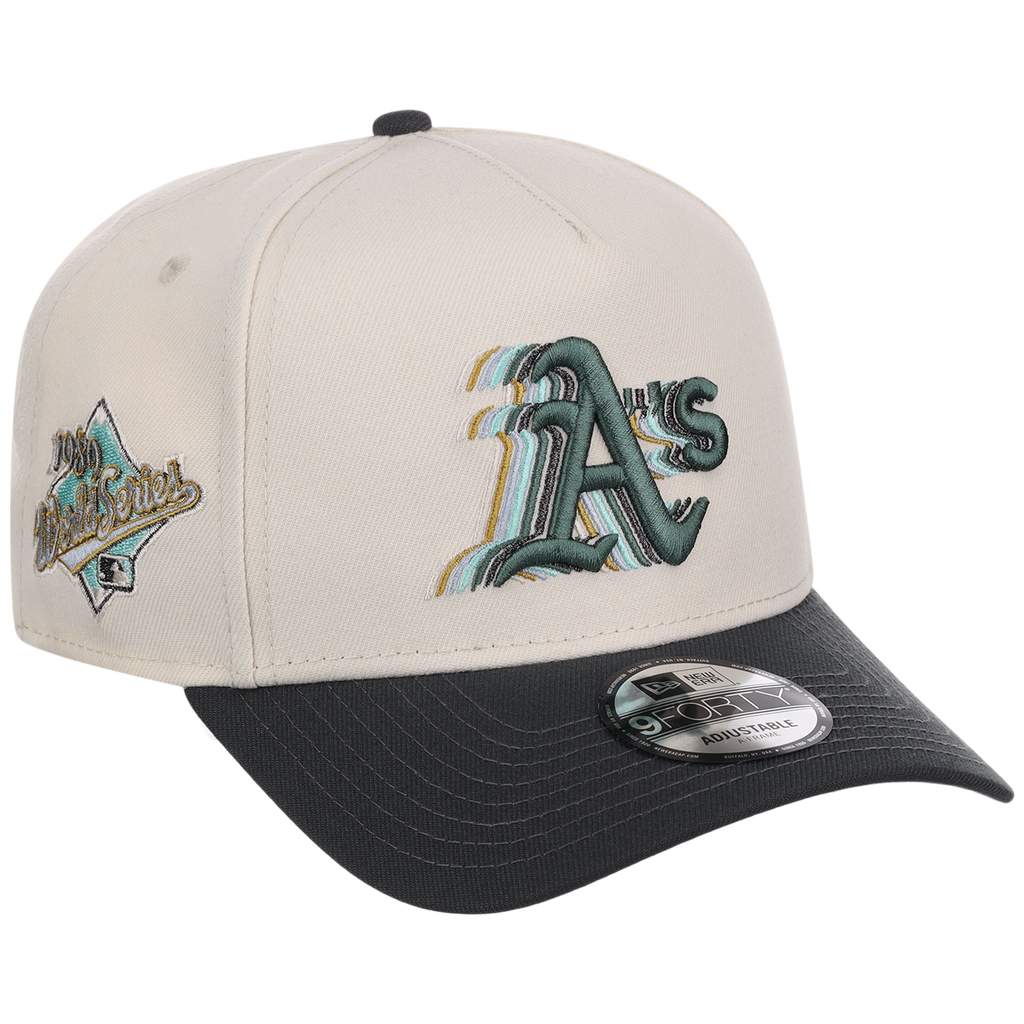Oakland Athletics MLB Cream Clouds New Era 9FORTY