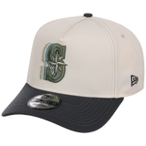 Seattle Mariners MLB Cream Clouds New Era 9FORTY