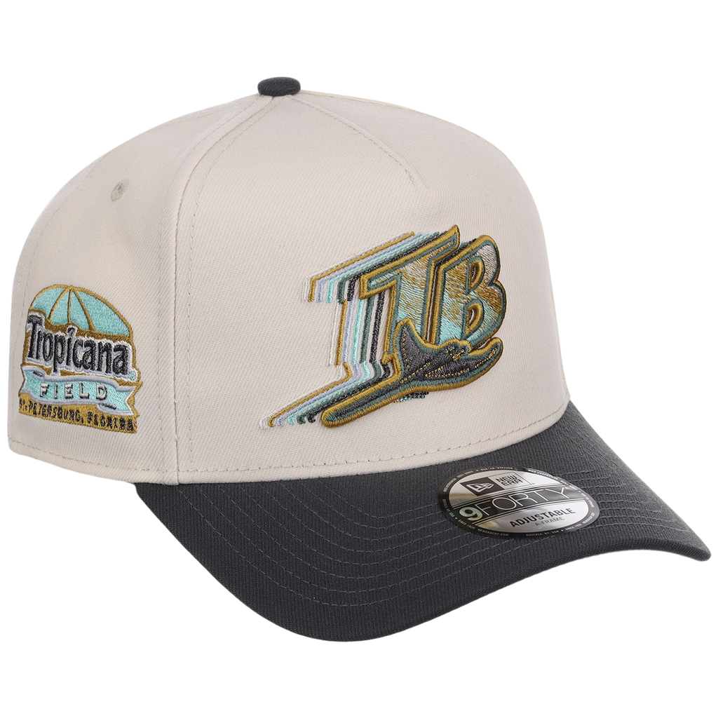 Tampa Bay Rays MLB Cream Clouds New Era 9FORTY