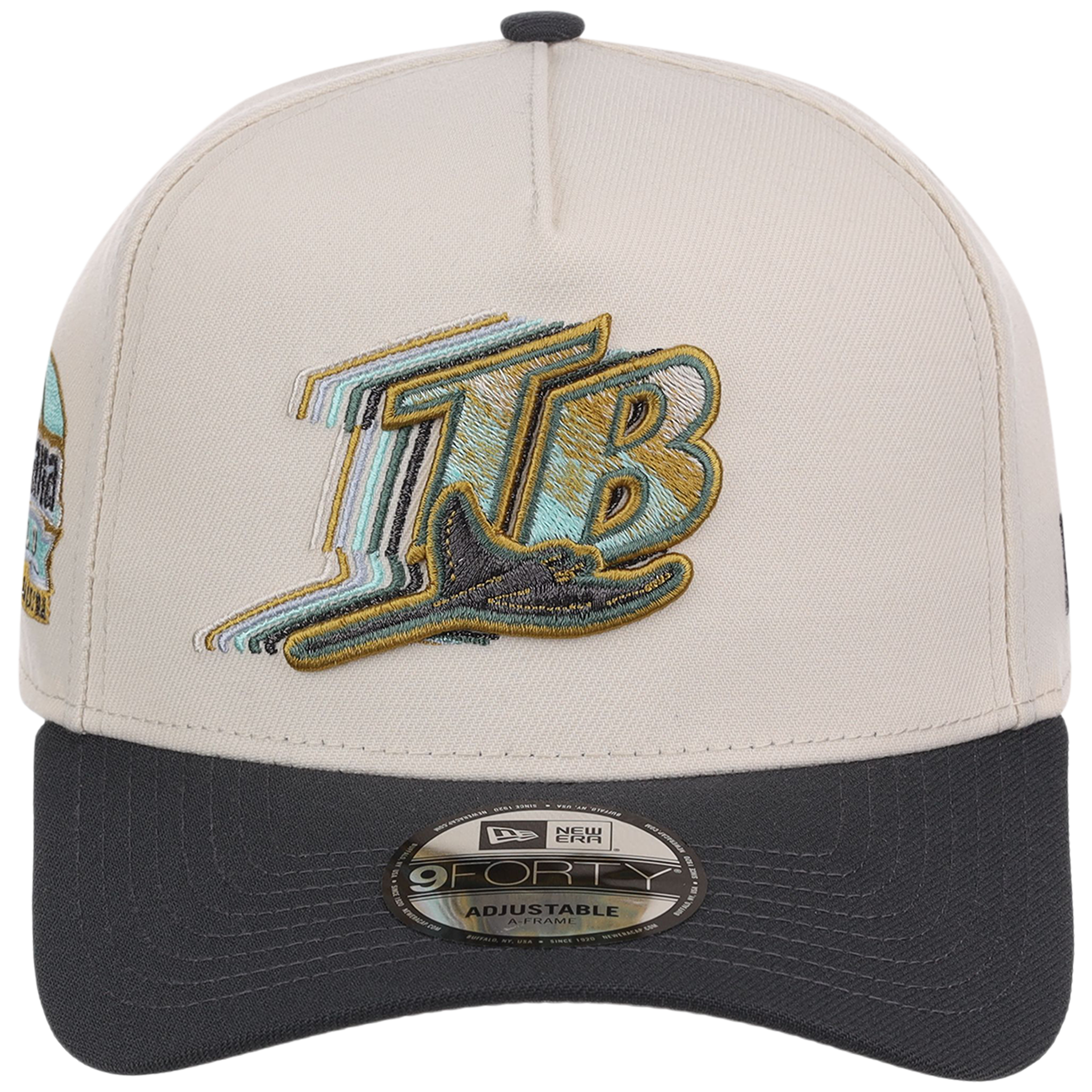 Tampa Bay Rays MLB Cream Clouds New Era 9FORTY
