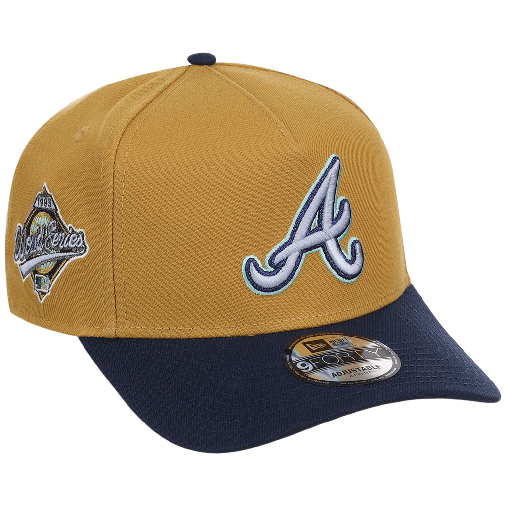 Atlanta Braves MLB Dusted Navy New Era 9FORTY