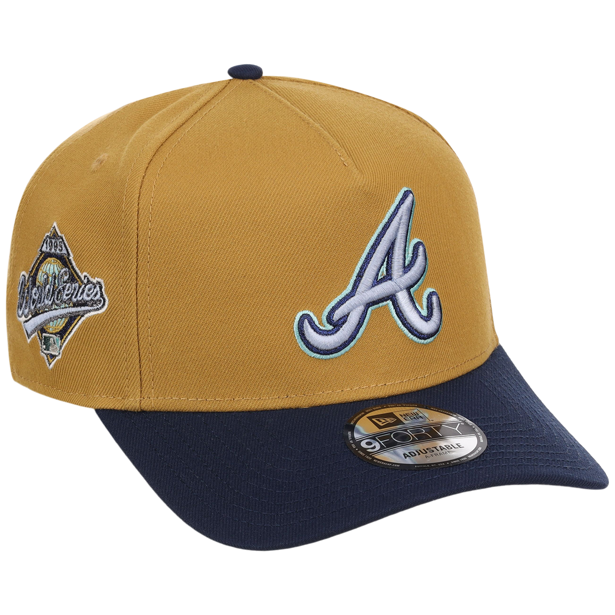 Atlanta Braves MLB Dusted Navy New Era 9FORTY