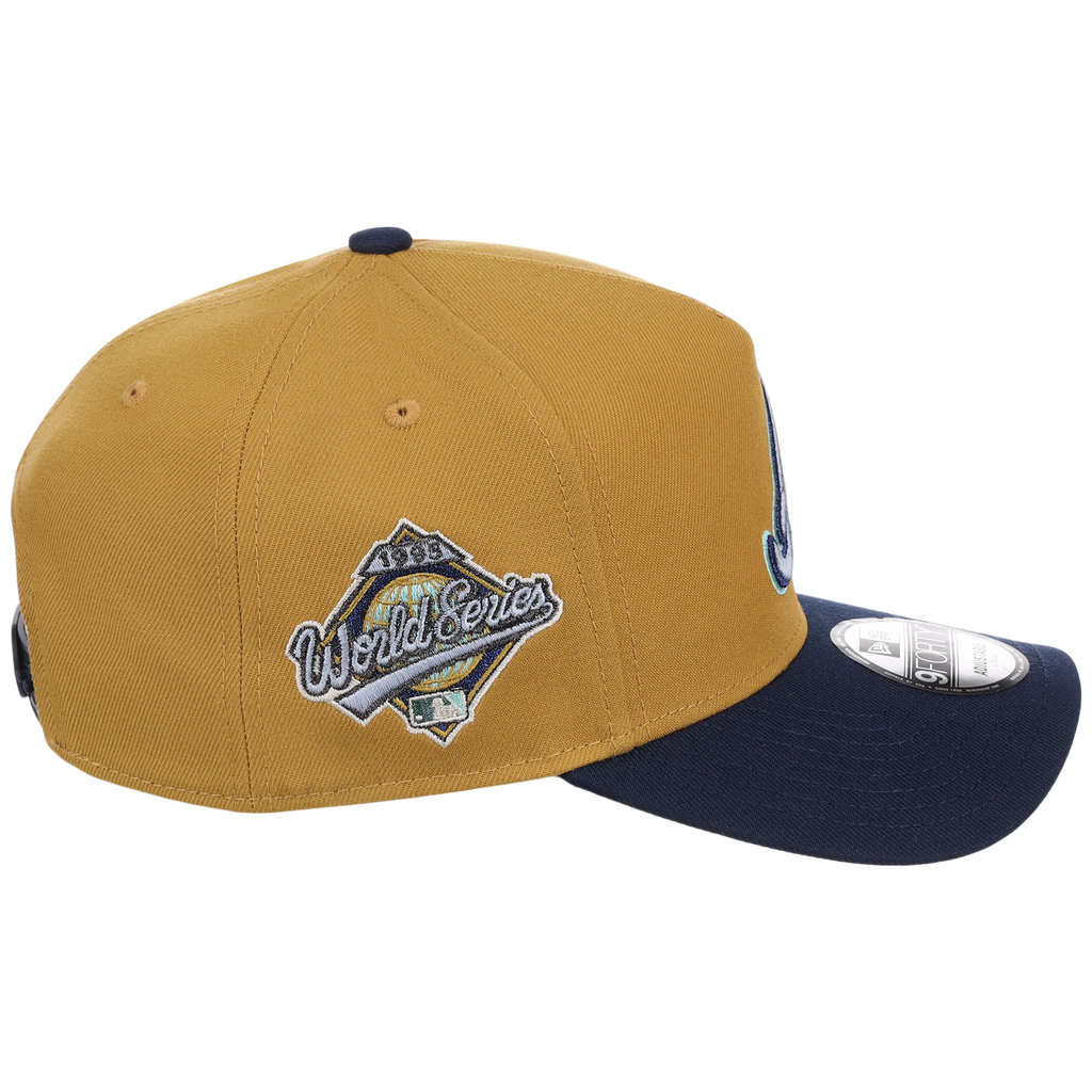 Atlanta Braves MLB Dusted Navy New Era 9FORTY