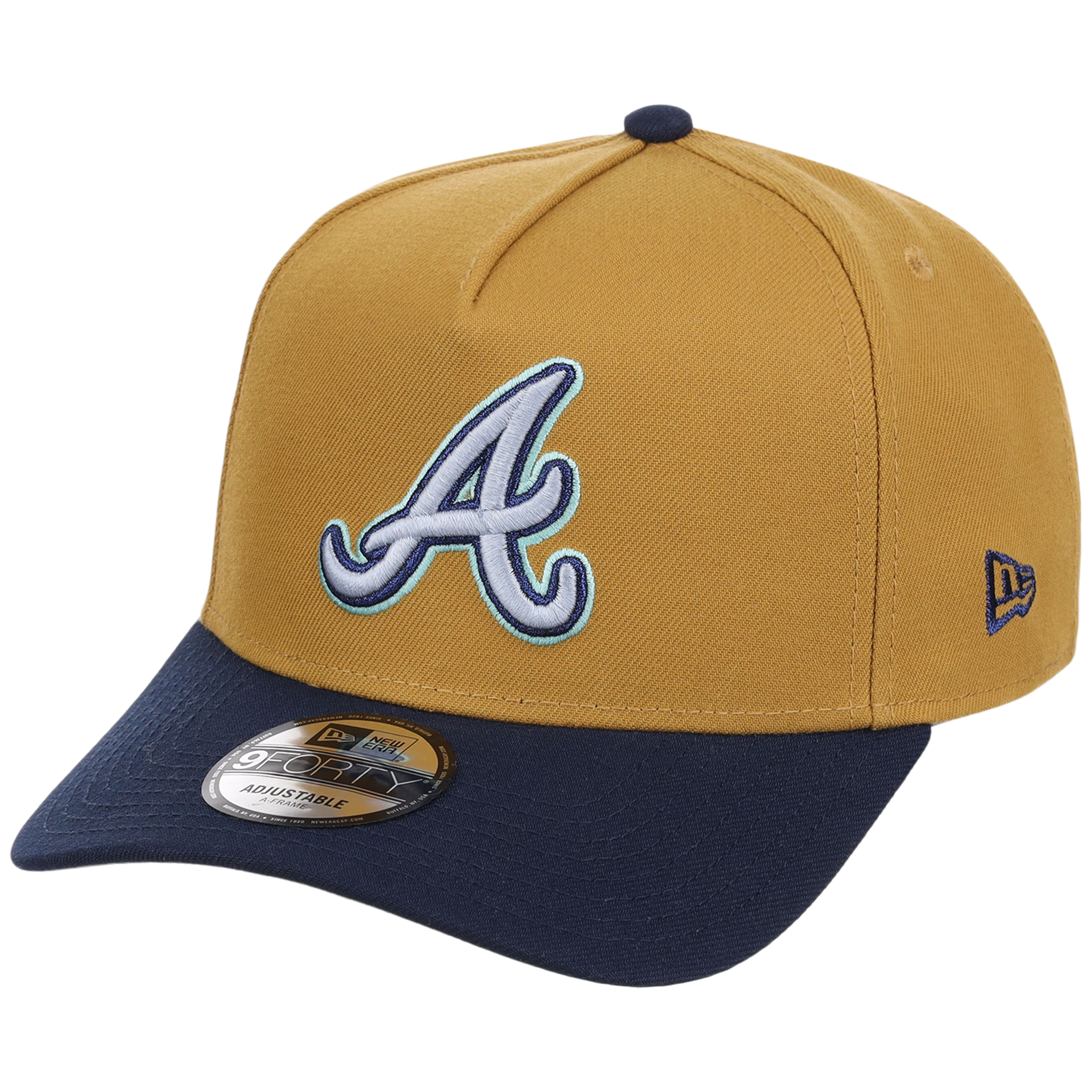 Atlanta Braves MLB Dusted Navy New Era 9FORTY