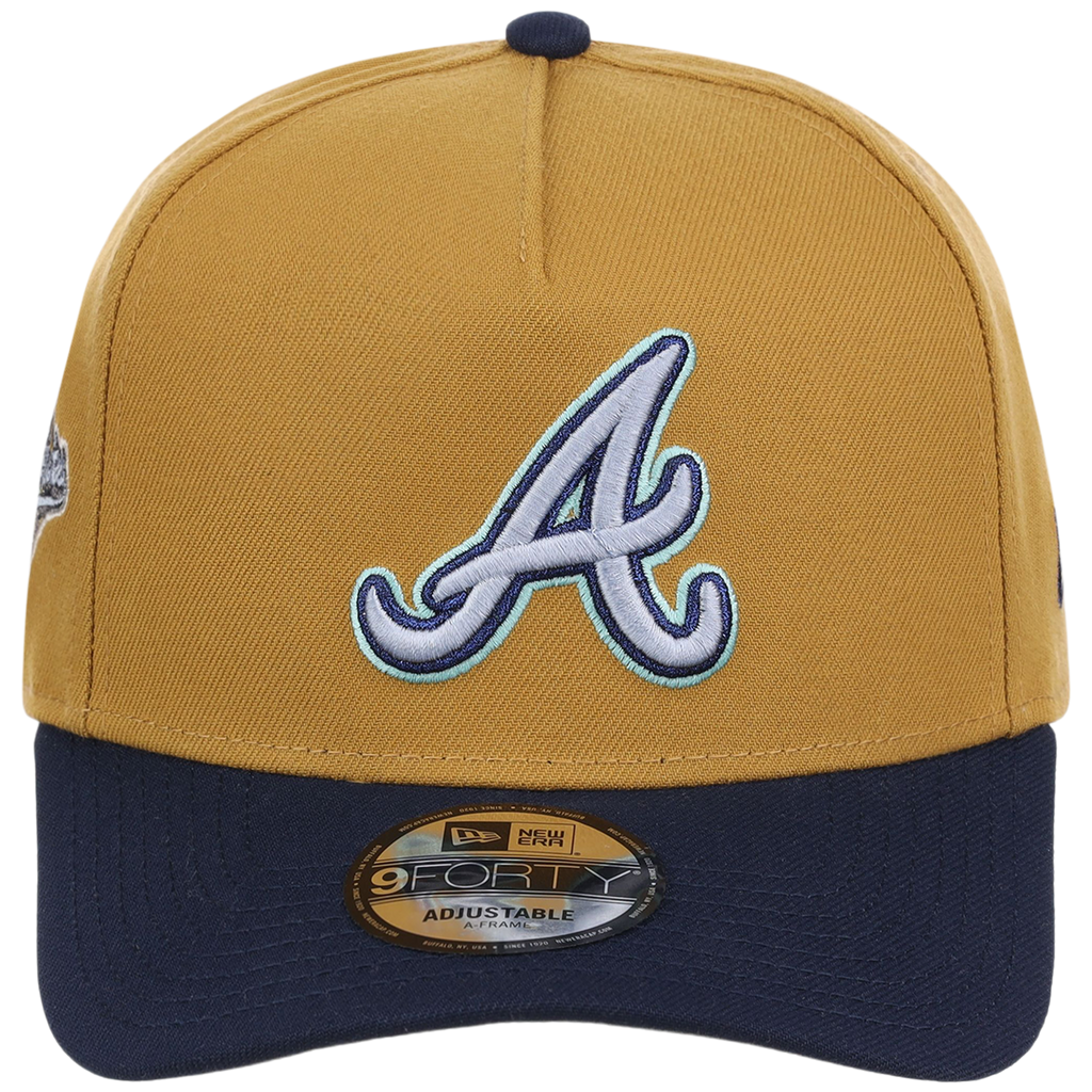Atlanta Braves MLB Dusted Navy New Era 9FORTY