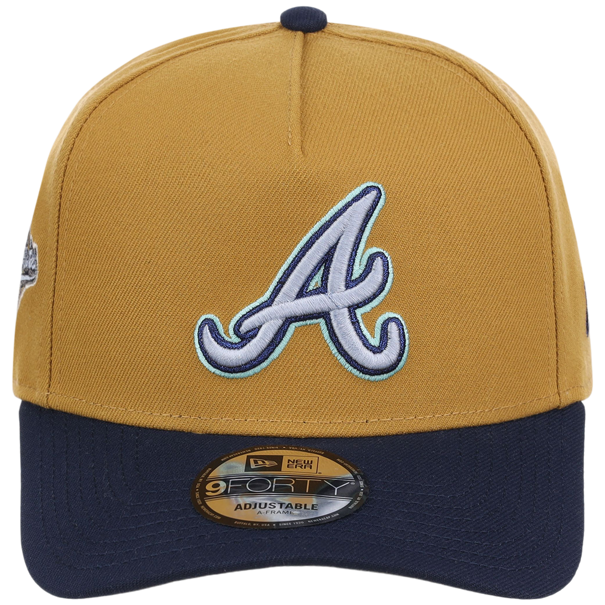 Atlanta Braves MLB Dusted Navy New Era 9FORTY