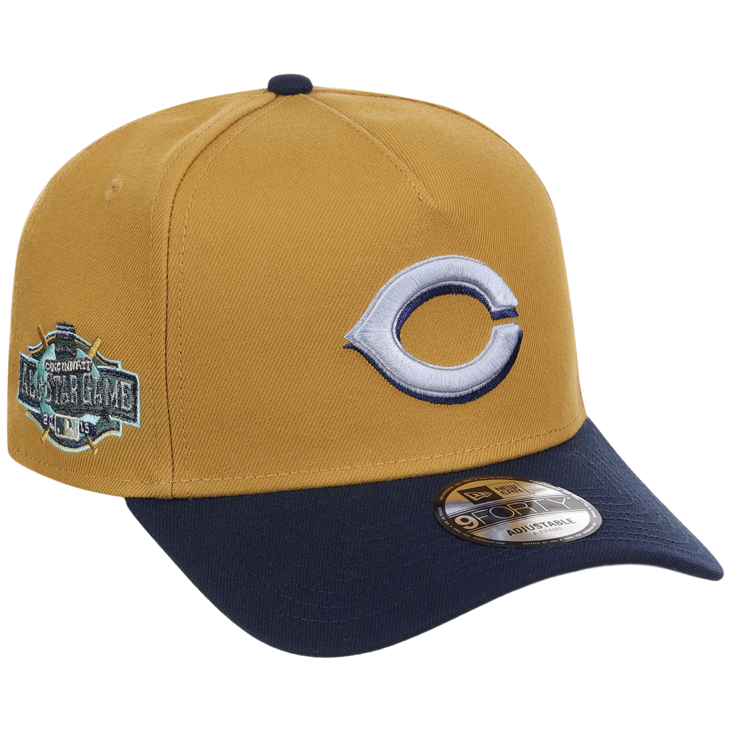 Cincinnati Reds MLB Dusted Navy New Era 9FORTY