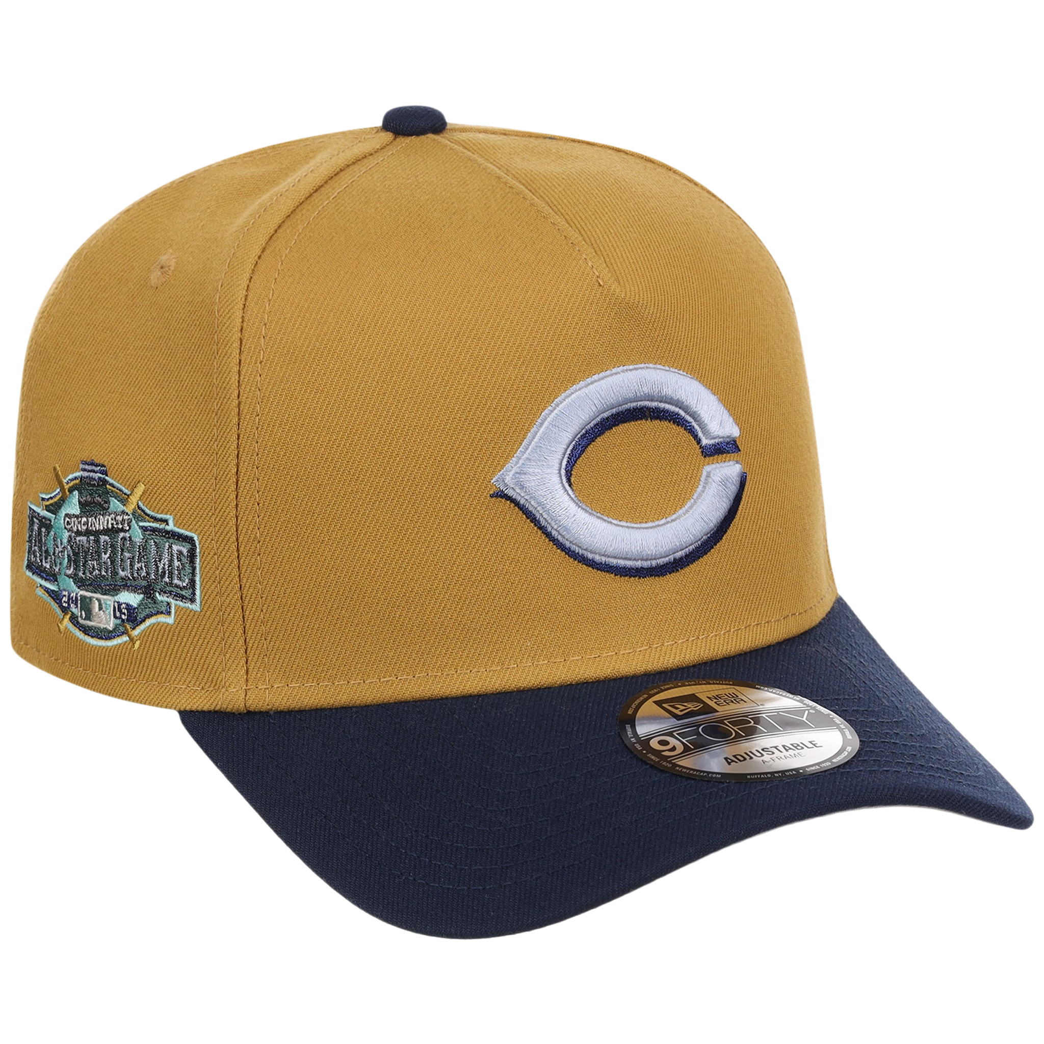 Cincinnati Reds MLB Dusted Navy New Era 9FORTY