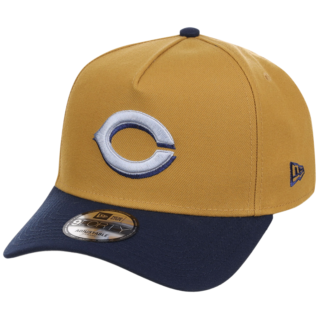 Cincinnati Reds MLB Dusted Navy New Era 9FORTY
