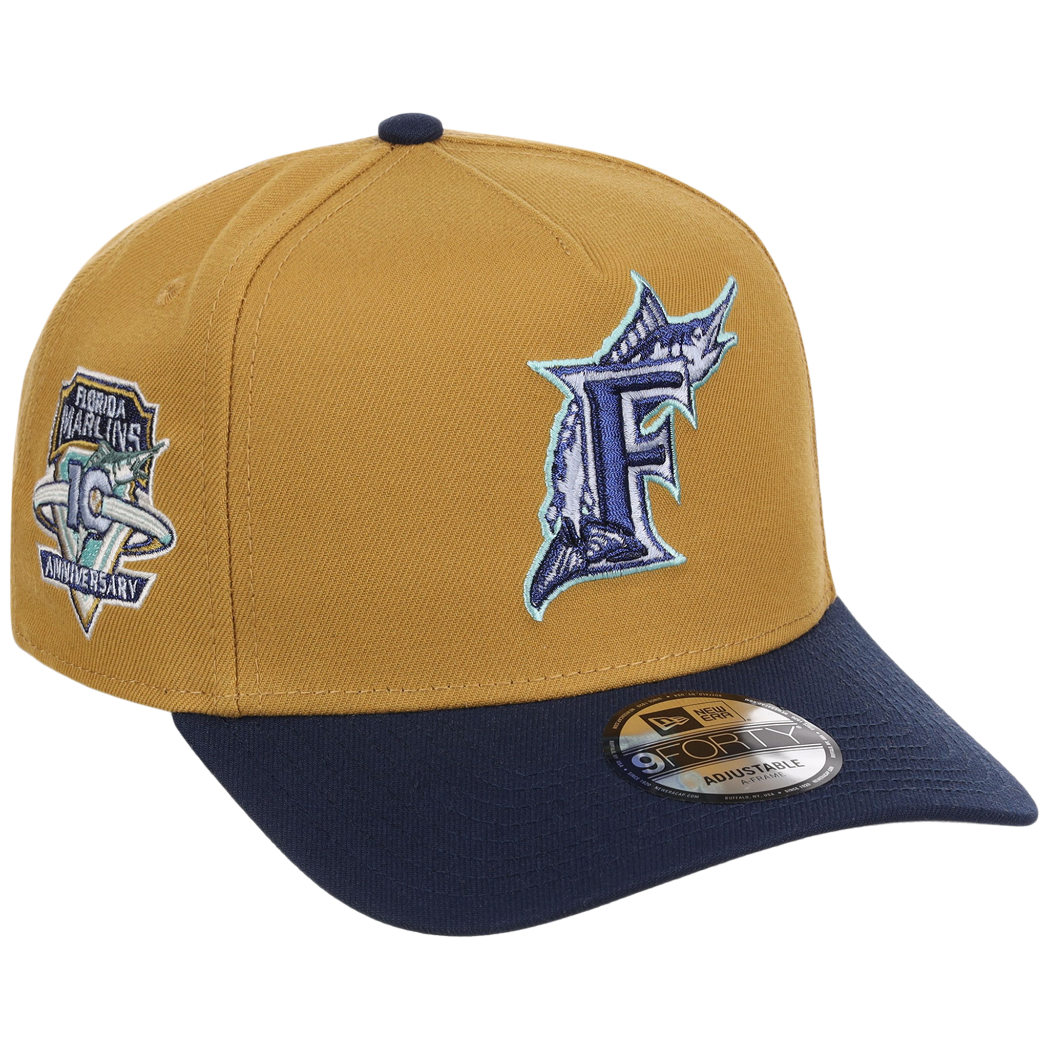 Florida Marlins MLB Dusted Navy New Era 9FORTY
