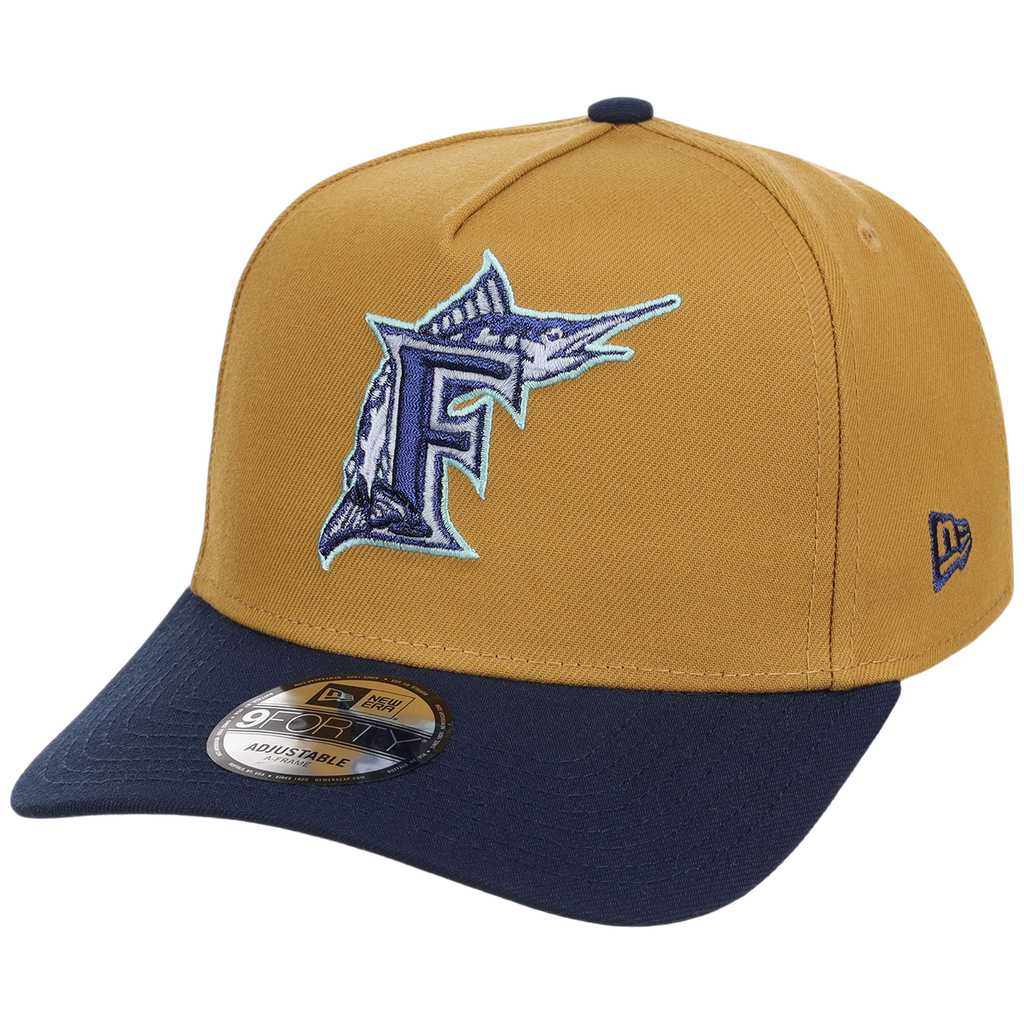 Florida Marlins MLB Dusted Navy New Era 9FORTY