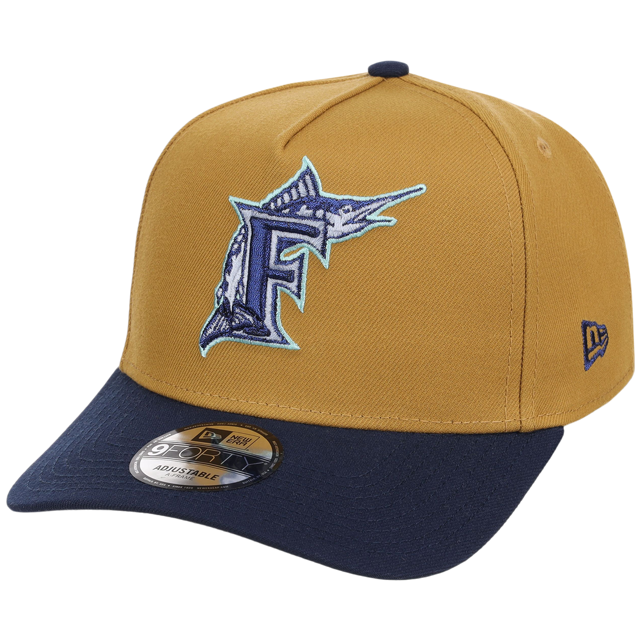 Florida Marlins MLB Dusted Navy New Era 9FORTY
