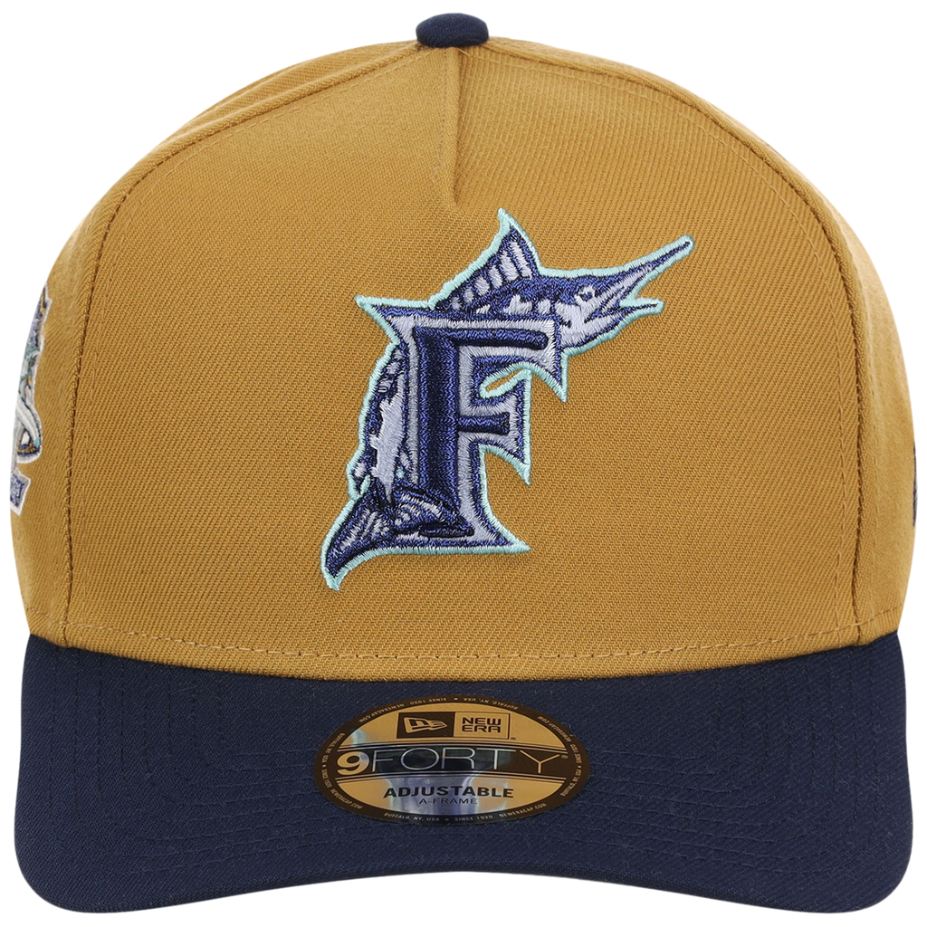 Florida Marlins MLB Dusted Navy New Era 9FORTY