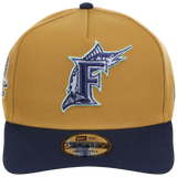 Florida Marlins MLB Dusted Navy New Era 9FORTY