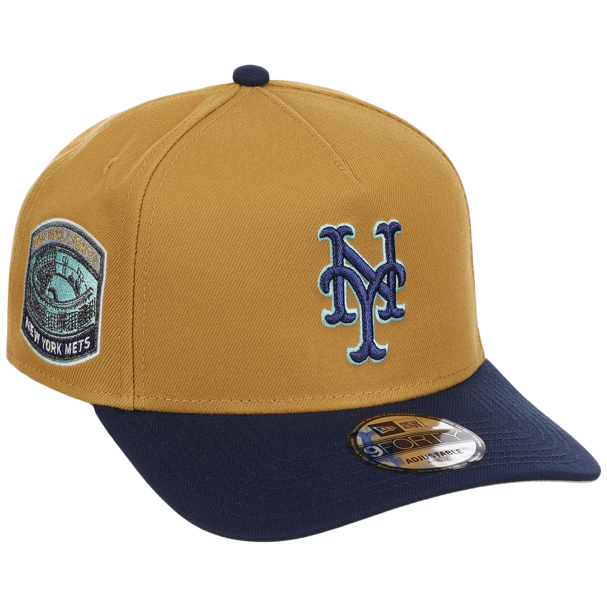 New York Mets MLB Dusted Navy New Era 9FORTY