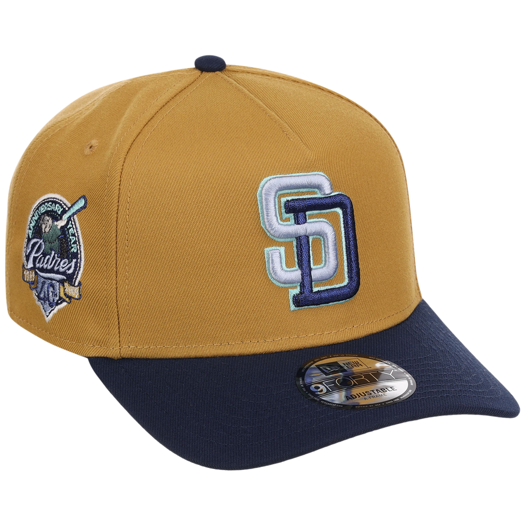 San Diego Padres MLB Dusted Navy New Era 9FORTY