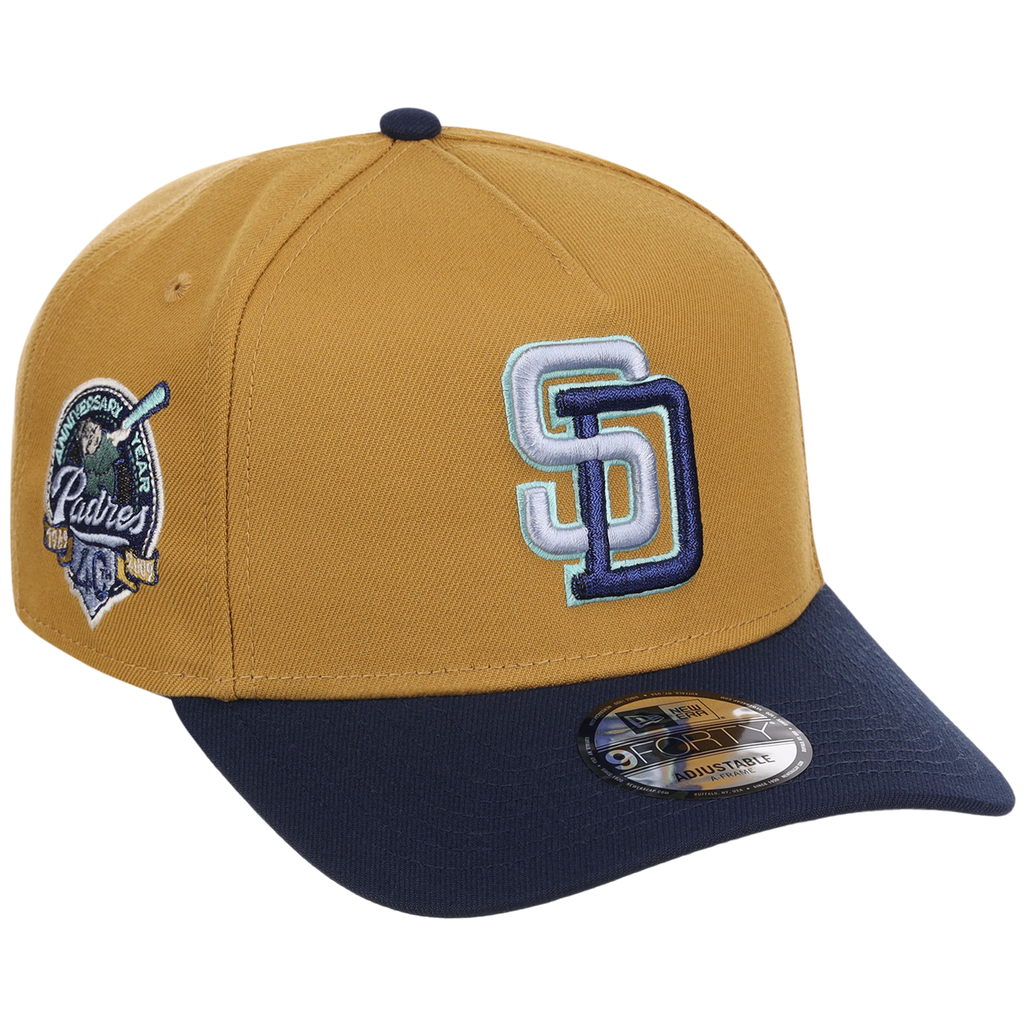 San Diego Padres MLB Dusted Navy New Era 9FORTY