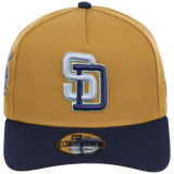 San Diego Padres MLB Dusted Navy New Era 9FORTY